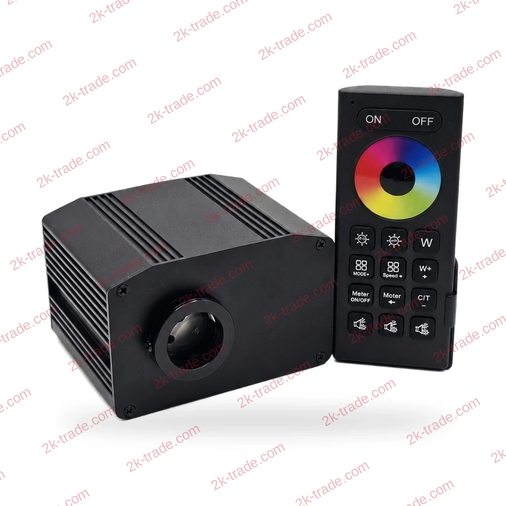 Generator światłowodowy RGB+CCT 16 W z pilotem RF – gwieździste niebo