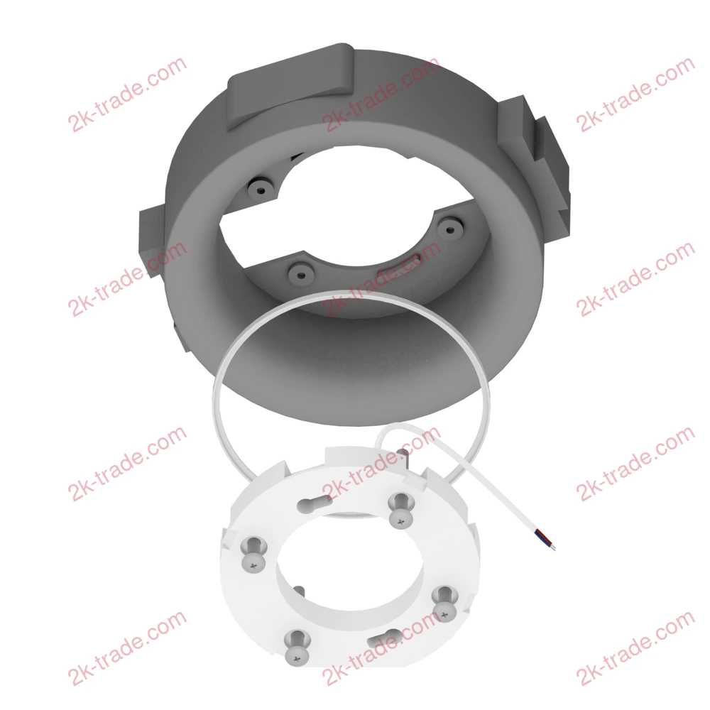 Монтажная база GX53.BASE для LED-ламп GX53 – сборочный вид