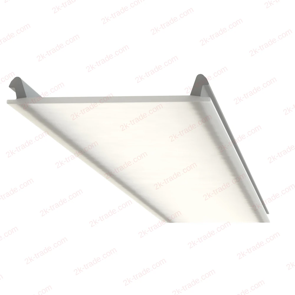 Hard LED diffuser DH-C.G.30 with flexible hooks Gamma 30, white