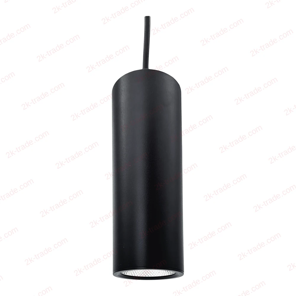 Lampa wisząca LED 2K-DX 12W, czarna