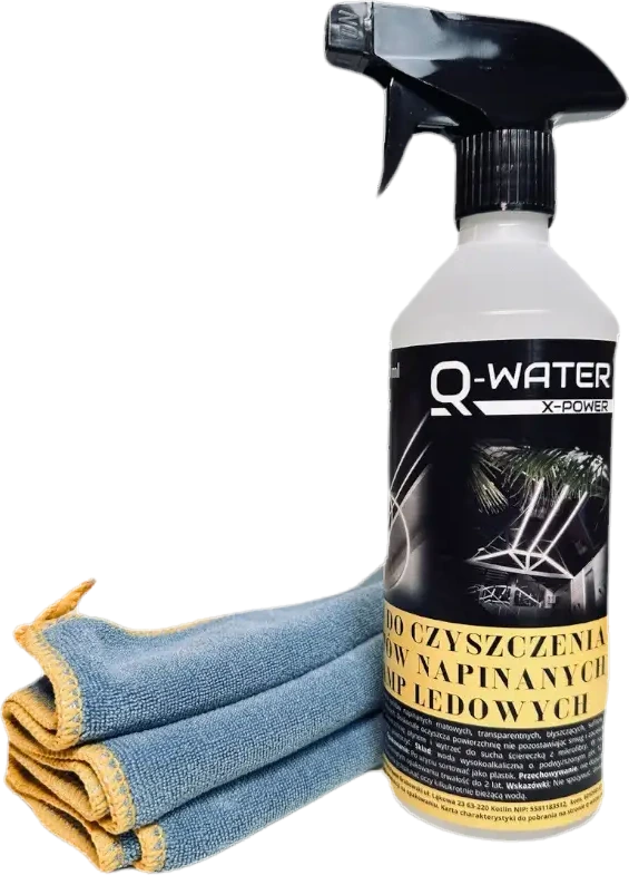 Чистящее средство для натяжных потолков Q-WATER 750 мл + салфетка CleanPro